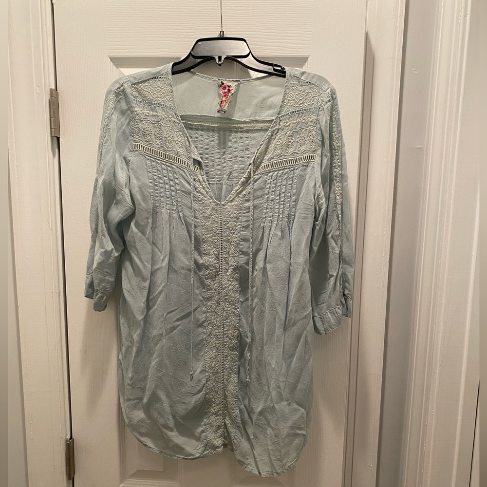 Johnny Was shirt/dress/coverup, size Small.